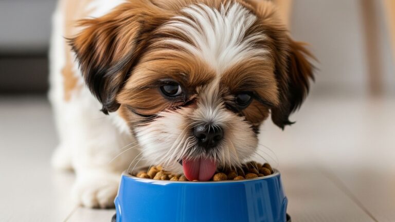 Leia mais sobre o artigo Qual a Melhor Ração para Filhote de Shih Tzu? O Guia Definitivo do Veterinário