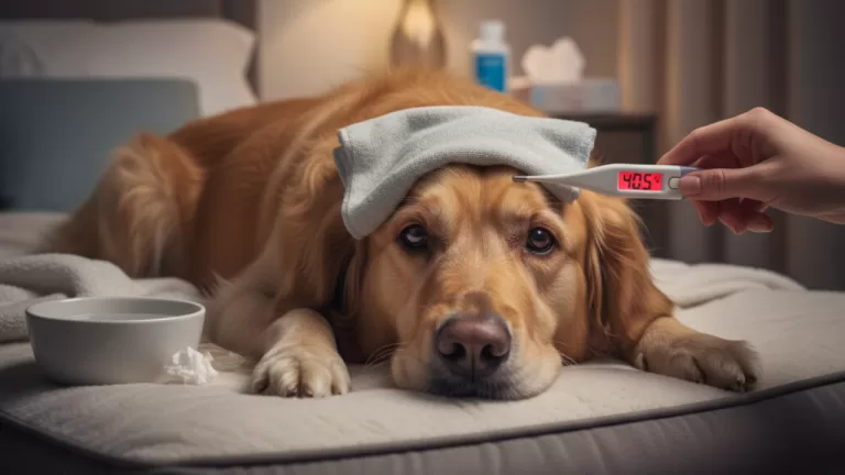 Leia mais sobre o artigo Cachorro com Febre: Como Saber Sem Termômetro?