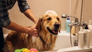 Leia mais sobre o artigo Como Dar Banho em Cachorro em Casa: 15 Dicas Para um Momento Tranquilo!