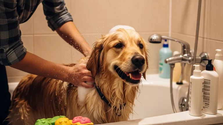Leia mais sobre o artigo Como Dar Banho em Cachorro em Casa: 15 Dicas Para um Momento Tranquilo!