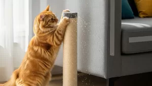 Leia mais sobre o artigo Gato Arranhando o Sofá: O Que Fazer? 25 Dicas Infalíveis