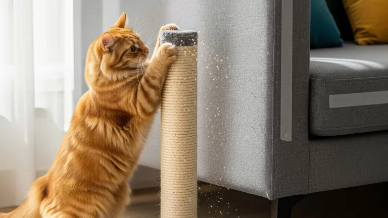 Leia mais sobre o artigo Gato Arranhando o Sofá: O Que Fazer? 25 Dicas Infalíveis