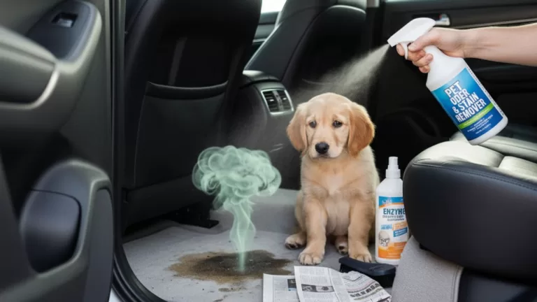 Leia mais sobre o artigo Como Tirar Cheiro de Xixi de Cachorro do Carpete do Carro