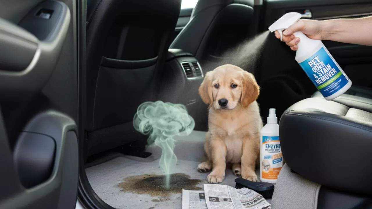 No momento, você está visualizando Como Tirar Cheiro de Xixi de Cachorro do Carpete do Carro