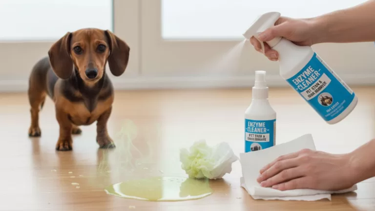 Leia mais sobre o artigo Guia prático: como limpar xixi de cachorro de pisos duros (cerâmica, madeira e vinil)