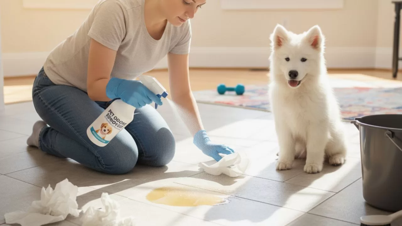 No momento, você está visualizando Como Tirar Cheiro de Xixi de Cachorro do Piso Frio (Cerâmica/Porcelanato) — Guia 2025
