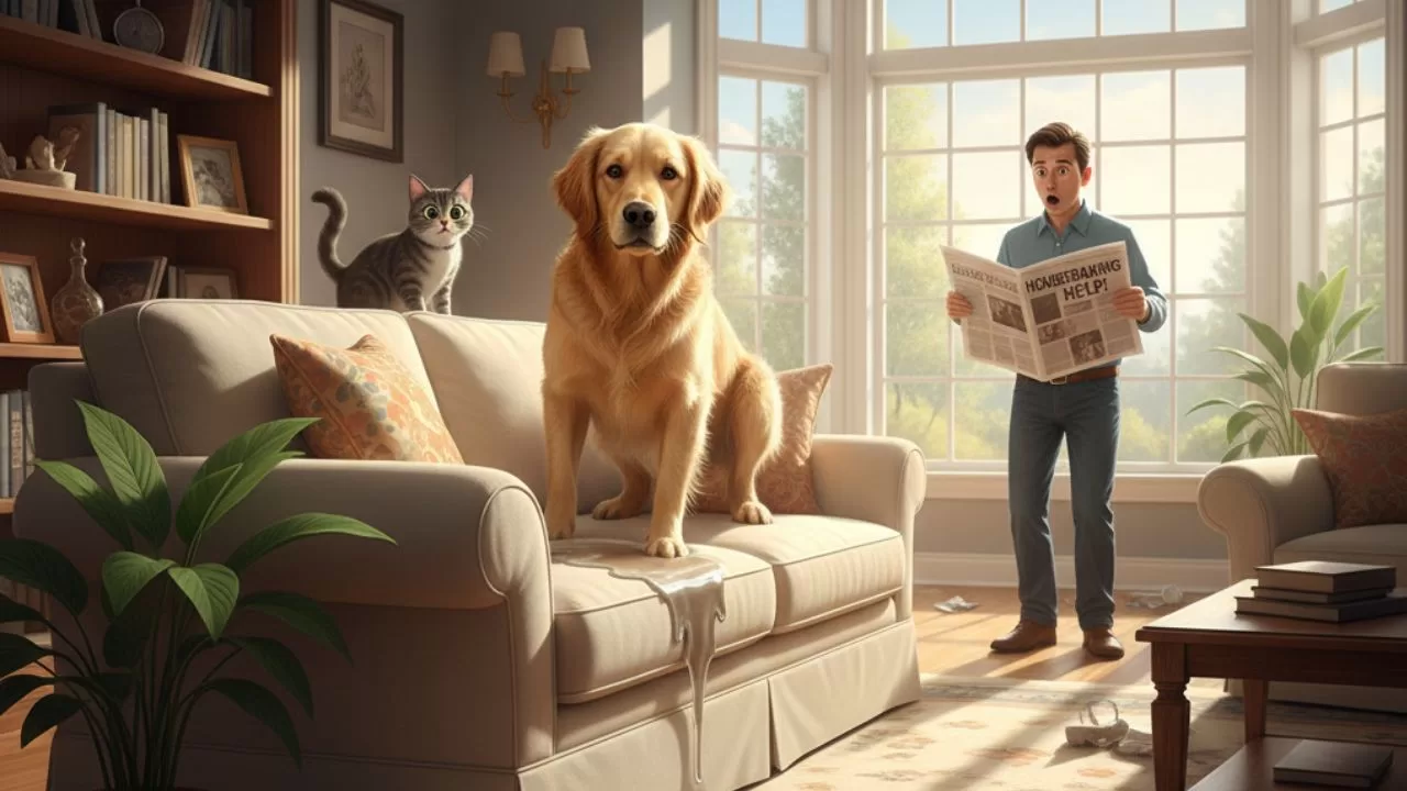 No momento, você está visualizando Cachorro Marcando Território Dentro de Casa: Como Parar (Guia Prático 2025)